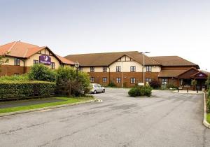 The Bedrooms at Premier Inn Newcastle Cramlington