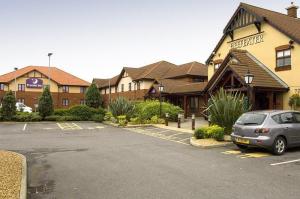 The Bedrooms at Premier Inn Newcastle Cramlington