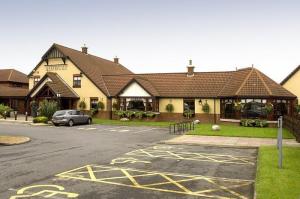 The Bedrooms at Premier Inn Newcastle Cramlington