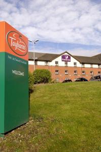 The Bedrooms at Premier Inn Newcastle Under Lyme