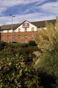 The Bedrooms at Premier Inn Newcastle Under Lyme