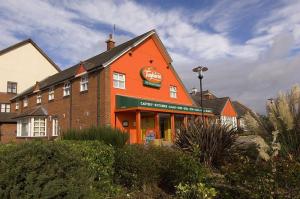 The Bedrooms at Premier Inn Newcastle Under Lyme