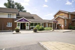 The Bedrooms at Premier Inn Northampton Great Billing