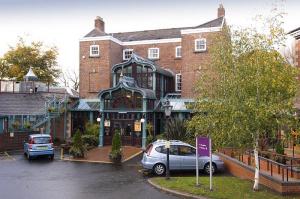 The Bedrooms at Premier Inn Stockport Central