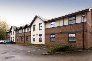 The Bedrooms at Premier Inn Stockport South