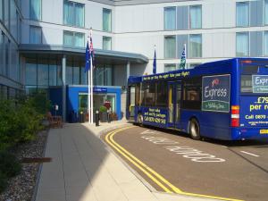 The Bedrooms at Holiday Inn Express Stansted