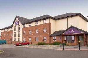 The Bedrooms at Premier Inn Stafford North (Spitfire)