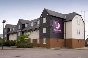 The Bedrooms at Premier Inn St. Neots