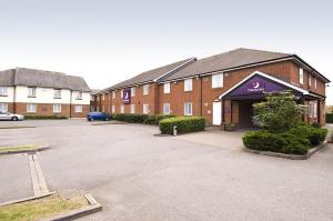 The Bedrooms at Premier Inn Swindon North