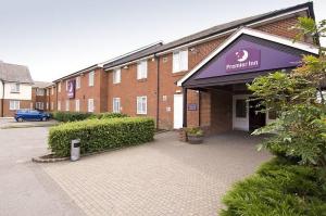 The Bedrooms at Premier Inn Swindon North