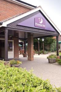 The Bedrooms at Premier Inn Swindon North