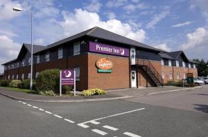 The Bedrooms at Premier Inn Swansea North