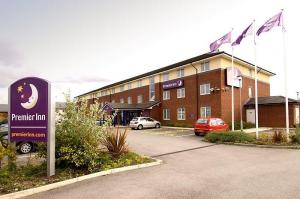 The Bedrooms at Premier Inn Warrington North