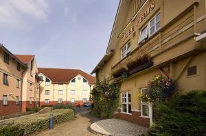 The Bedrooms at Premier Inn Worcester