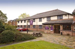 The Bedrooms at Premier Inn Manchester