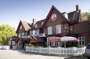 The Bedrooms at Premier Inn Loughton