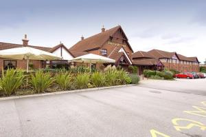 The Bedrooms at Premier Inn Mansfield