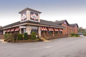 The Bedrooms at Premier Inn Manchester (Prestwich)