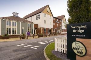 The Bedrooms at Premier Inn Manchester Trafford Centre North