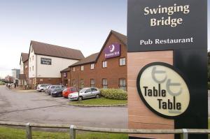 The Bedrooms at Premier Inn Manchester Trafford Centre North