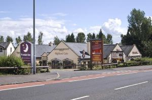 The Bedrooms at Premier Inn Glasgow Milngavie