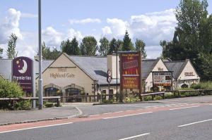 The Bedrooms at Premier Inn Glasgow Milngavie