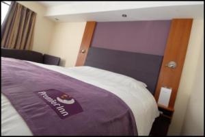 The Bedrooms at Premier Inn London Kings Cross