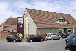 The Bedrooms at Premier Inn Glasgow