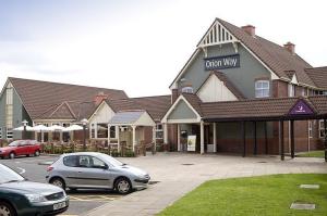 The Bedrooms at Premier Inn Glasgow