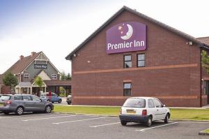 The Bedrooms at Premier Inn Glasgow