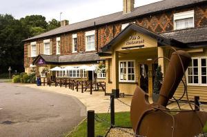 The Bedrooms at Premier Inn Godalming