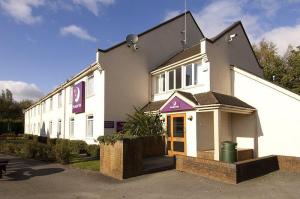 The Bedrooms at Premier Inn Preston West