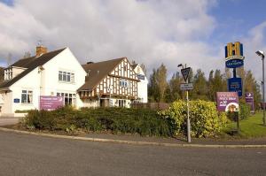 The Bedrooms at Premier Inn Preston West