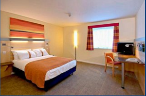 The Bedrooms at Holiday Inn Express Kettering