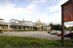 The Bedrooms at Premier Inn Bradford Airport