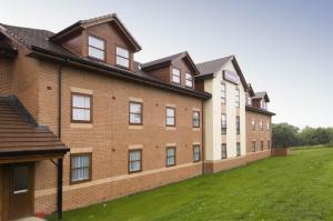 The Bedrooms at Premier Inn Ripley