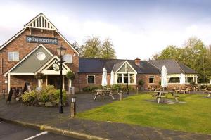 The Bedrooms at Premier Inn Macclesfield North