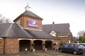 The Bedrooms at Premier Inn Macclesfield North