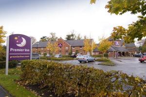 The Bedrooms at Premier Inn Macclesfield North