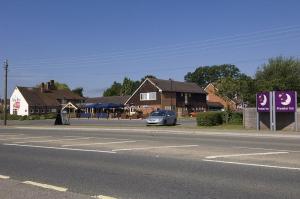 The Bedrooms at Premier Inn Southampton West