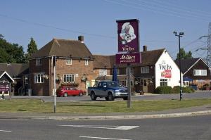 The Bedrooms at Premier Inn Southampton West