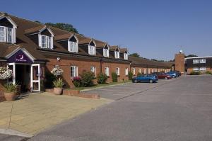 The Bedrooms at Premier Inn Southampton West