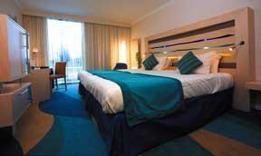 The Bedrooms at Radisson SAS Hotel London Stansted Airport