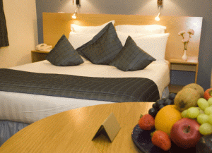 The Bedrooms at Best Western Shaftesbury Paddington Court London