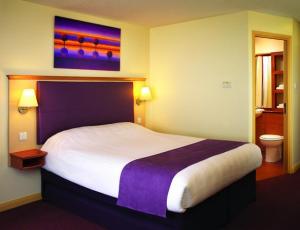 The Bedrooms at Premier Inn London Elstree